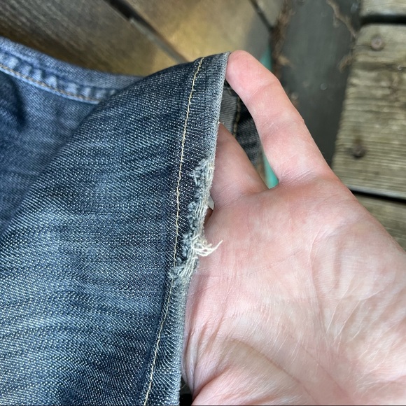 Ever Button Fly Bootcut Zip Chain Pocket Jeans Sz 26 - Picture 15 of 16